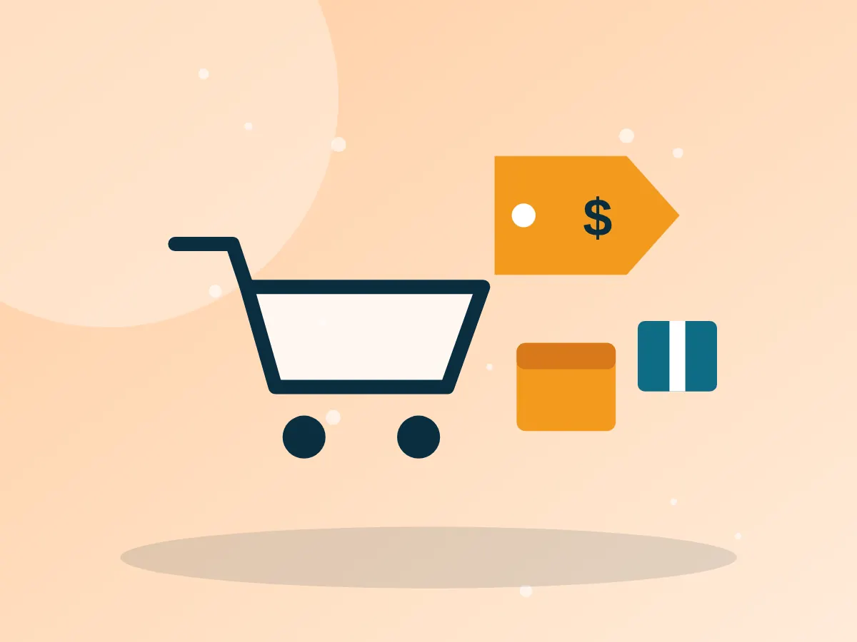 Concept image illustrating e-commerce website development services