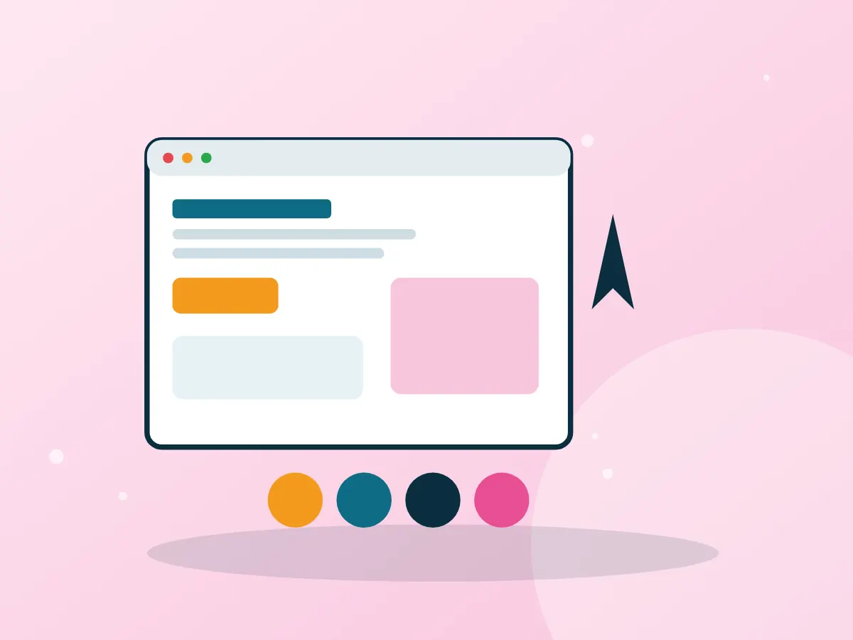 Concept image illustrating website design company for growing businesses